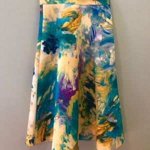 H&M flare floral skirt